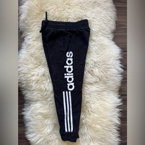 Black & White Adidas kids Joggers